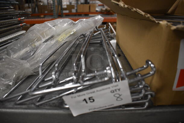 8 Metal Rack Supports. 21x5.5x1. 8 Times Your Bid! - Image 2 of 2