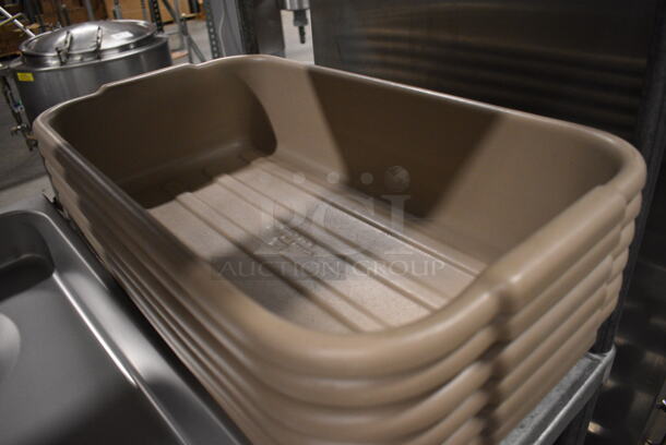 6 Tan Poly Bins. 24x13x5. 6 Times Your Bid! - Image 2 of 3