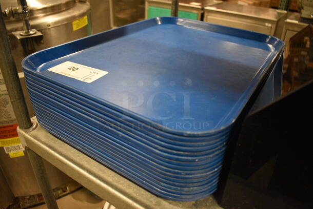 16 Blue Trays. 15x20x1. 16 Times Your Bid! - Image 2 of 3