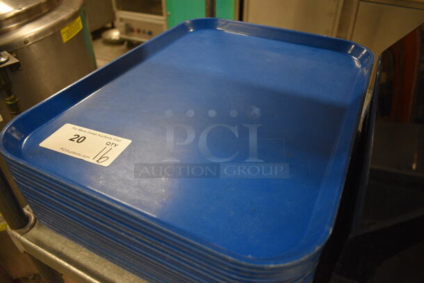 16 Blue Trays. 15x20x1. 16 Times Your Bid! - Image 3 of 3