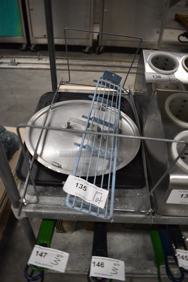 ALL ONE MONEY! Lot of Various Items Including Metal Round Lid! - Image 1 of 3