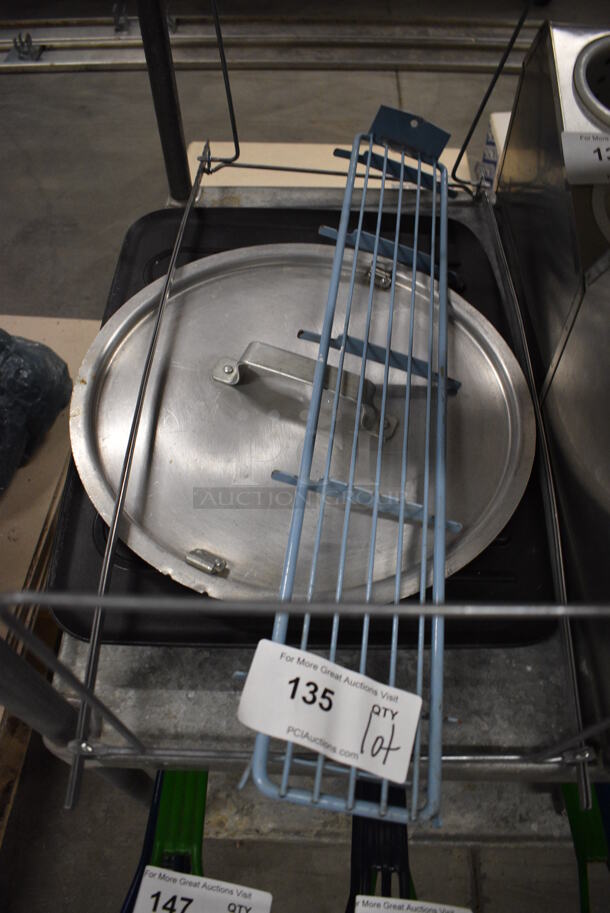 ALL ONE MONEY! Lot of Various Items Including Metal Round Lid! - Image 2 of 3