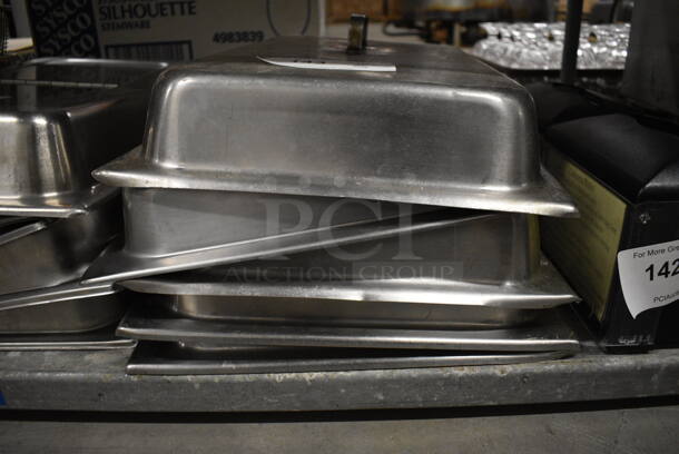5 Stainless Steel Dome Lids. 13x21x5. 5 Times Your Bid! - Image 3 of 3
