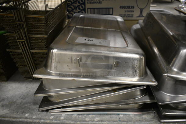 5 Stainless Steel Dome Lids. 13x21x5. 5 Times Your Bid! - Image 1 of 3