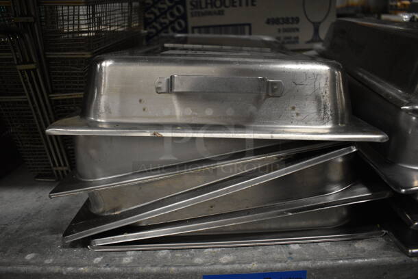 5 Stainless Steel Dome Lids. 13x21x5. 5 Times Your Bid! - Image 3 of 3