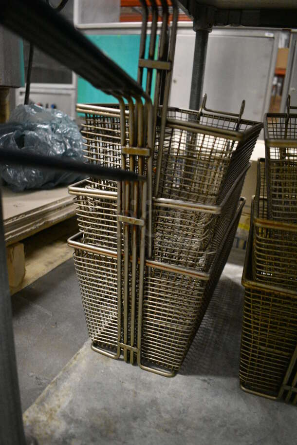 3 Metal Fry Baskets. 6.5x26x10. 3 Times Your Bid! - Image 3 of 3