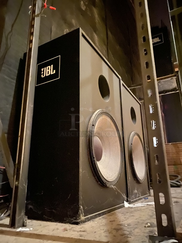5 Various JBL Professional Movie Theater Cinema Subwoofer System Speakers; Including Model 3635. 25.5x15x45.5, 25.5x18x39. 5 Times Your Bid! BUYER MUST REMOVE
