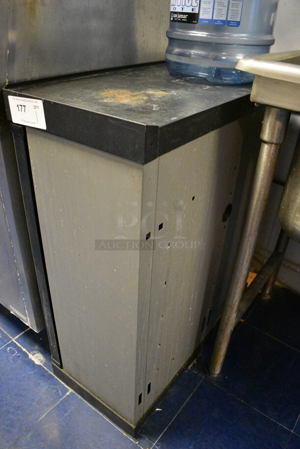 Gray and Black Counter. 30x14.5x35 - Image 2 of 2