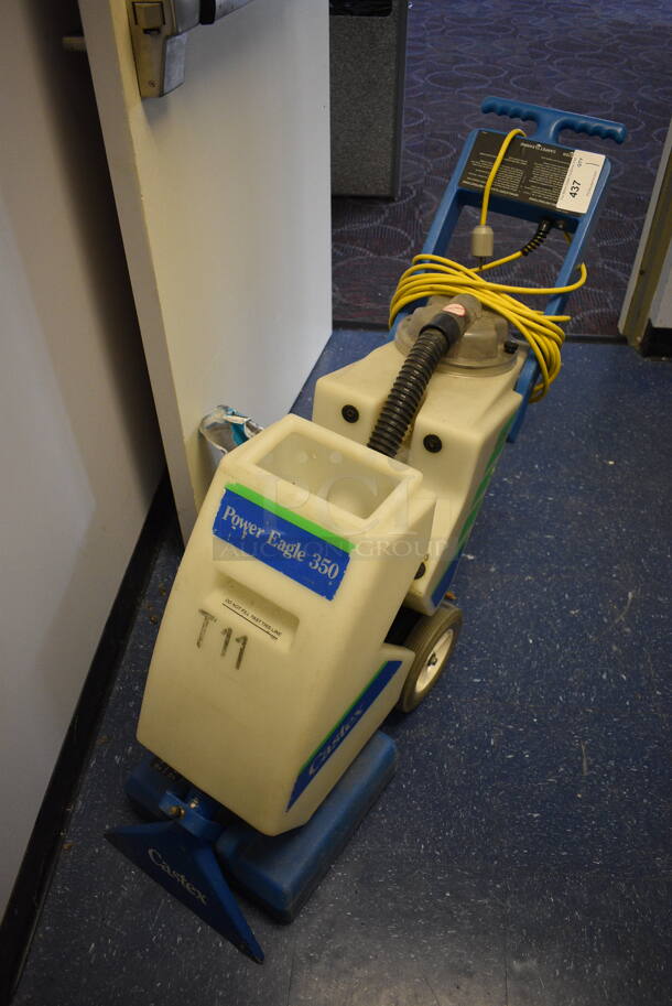 Castex Model PE1300 Power Eagle 350 Floor Cleaning Machine. 120 Volts, 1 Phase. 14x42x32 