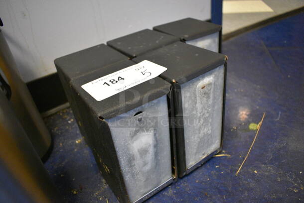 5 Black Metal Napkin Dispensers. 4x4.5x7. 5 Times Your Bid! - Image 2 of 3