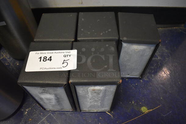 5 Black Metal Napkin Dispensers. 4x4.5x7. 5 Times Your Bid! - Image 3 of 3