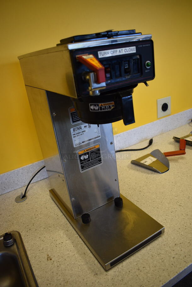 NICE! 2013 Bunn Model CWTF15-APS Stainless Steel Commercial Countertop Coffee Machine w/ Hot Water Dispenser and Poly Brew Basket. 120 Volts, 1 Phase. 9x20x24 - Image 3 of 6