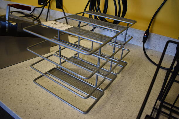 3 Gray Mesh Countertop Cutting Board Holders. 10x8.5x5. 3 Times Your Bid! - Image 3 of 3