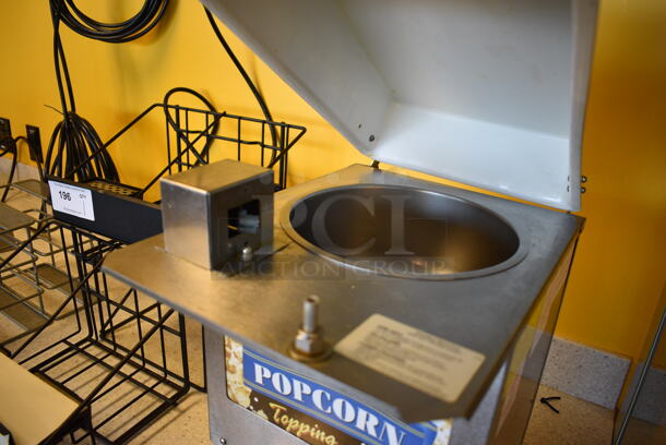 NICE! Gold Medal Model 2395NS Stainless Steel Commercial Countertop Topping Dispenser. 120 Volts, 1 Phase. 12x18x20. Tested and Working! - Image 6 of 6
