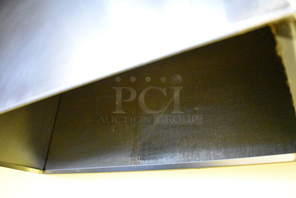 AWESOME! 4' Stainless Steel Commercial Steam Hood. 48x25x26. Goes GREAT w/ Item 198! BUYER MUST REMOVE - Image 3 of 5