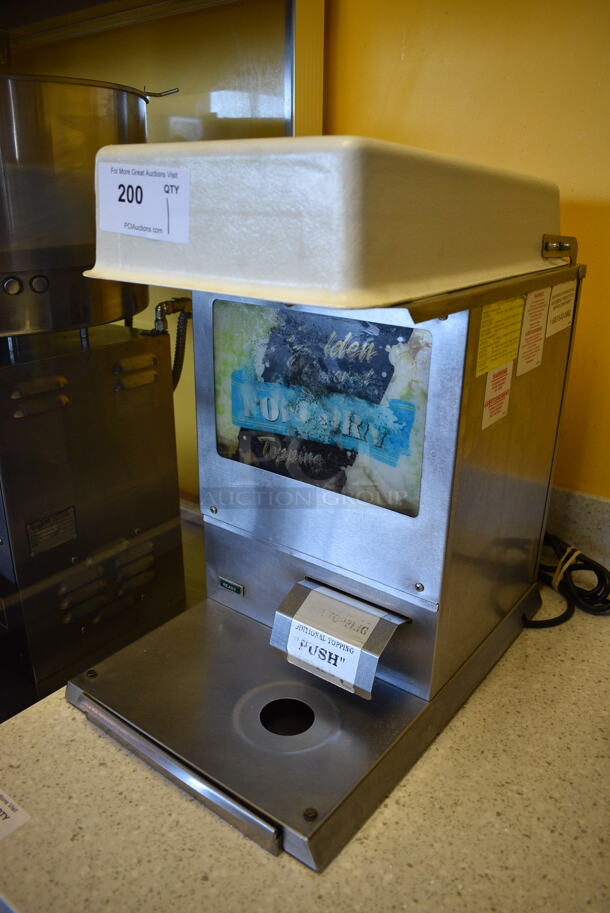 NICE! Gold Medal Model 2395NS Stainless Steel Commercial Countertop Topping Dispenser. 120 Volts, 1 Phase. 12x18x20. Tested and Working! - Image 2 of 8