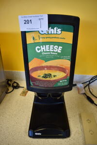 NICE! Hot Top Model HT2-01 Black Poly Countertop Topping Dispenser. 120 Volts, 1 Phase. 9x17x23. Tested and Working!