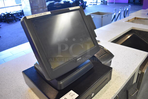 ALL ONE MONEY! Lot of Posiflex 15" POS System Monitor, Bixolon Model SRP-350PG Receipt Printer and Metal Cash Drawer! - Image 2 of 6