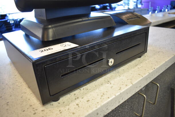 ALL ONE MONEY! Lot of Posiflex 15" POS System Monitor, Bixolon Model SRP-350PG Receipt Printer and Metal Cash Drawer! - Image 3 of 6
