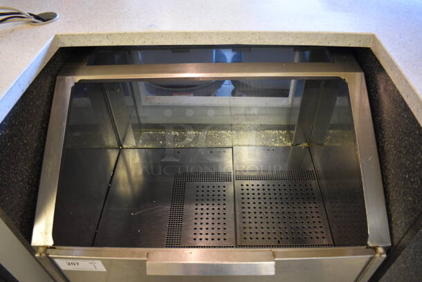 NICE! Gold Medal Model 2343 Stainless Steel Commercial Staging Cabinet Popcorn Merchandiser Bin. 120 Volts, 1 Phase. 30x30x35. Tested and Working! - Image 2 of 7