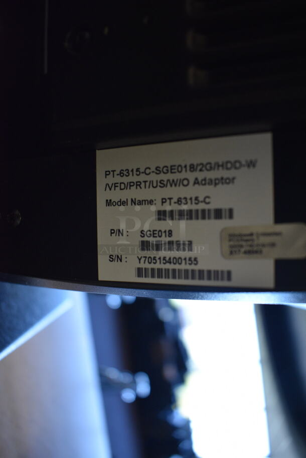 ALL ONE MONEY! Lot of Partner Model PT-6315-C 15" POS System Monitor and Metal Cash Drawer! - Image 6 of 6