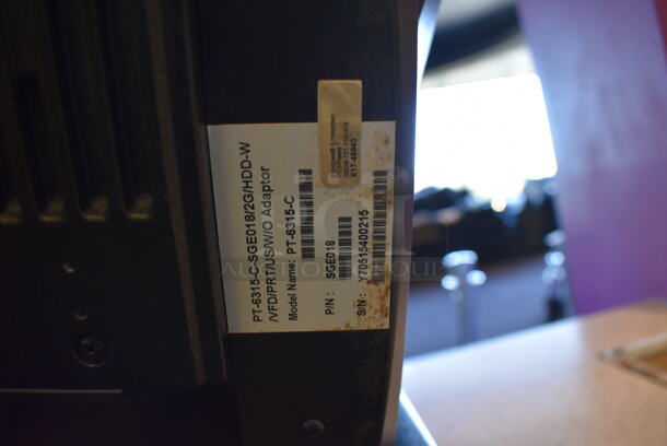 ALL ONE MONEY! Lot of Partner Model PT-6315-C 15" POS System Monitor and Metal Cash Drawer! - Image 5 of 6