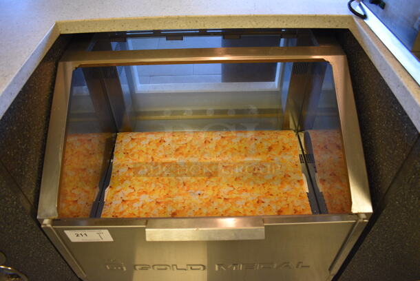 NICE! Gold Medal Model 2343 Stainless Steel Commercial Staging Cabinet Popcorn Merchandiser Bin. 120 Volts, 1 Phase. 30x30x35. Tested and Working! - Image 4 of 7
