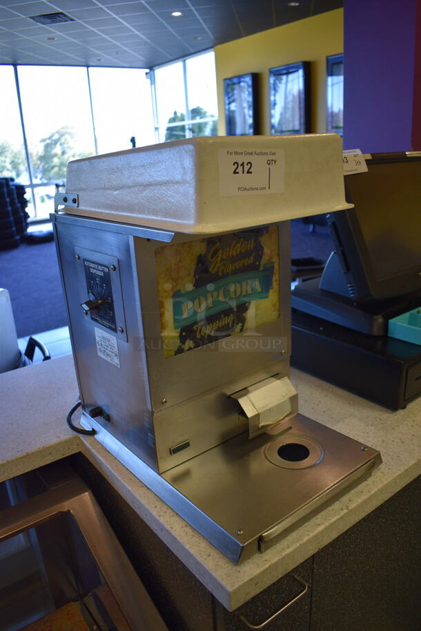 NICE! Gold Medal Model 2395NS Stainless Steel Commercial Countertop Topping Dispenser. 120 Volts, 1 Phase. 12x18x20. Tested and Working! - Image 3 of 7
