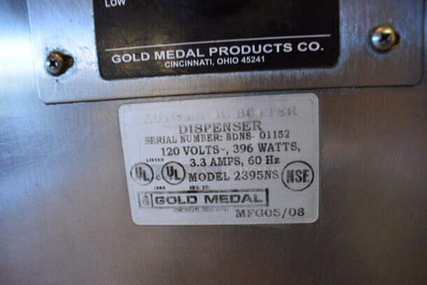 NICE! Gold Medal Model 2395NS Stainless Steel Commercial Countertop Topping Dispenser. 120 Volts, 1 Phase. 12x18x20. Tested and Working! - Image 5 of 7
