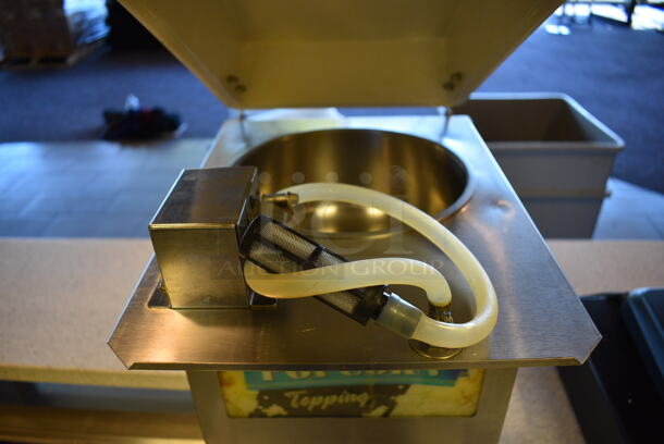 NICE! Gold Medal Model 2395NS Stainless Steel Commercial Countertop Topping Dispenser. 120 Volts, 1 Phase. 12x18x20. Tested and Working! - Image 6 of 7