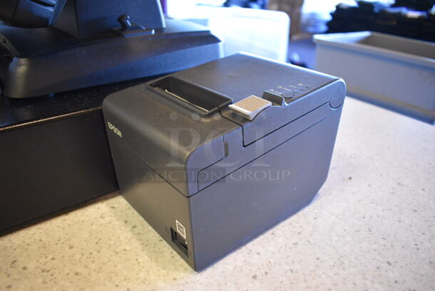 ALL ONE MONEY! Lot of Posiflex 15" POS System Monitor, Epson Model M249A Receipt Printer and Metal Cash Drawer! - Image 4 of 6