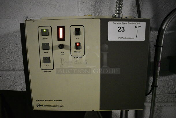 Kelmar Systems Model 2.4 kw LCS Encore Lighting Control System. 14x5.5x10.5. BUYER MUST REMOVE