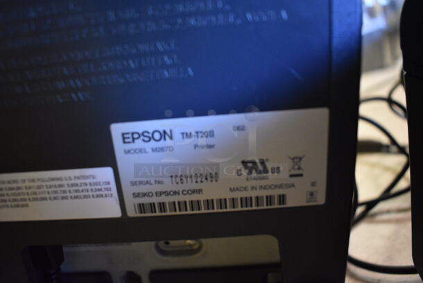Epson Model M267D Receipt Printer. 6x8x6 - Image 4 of 4