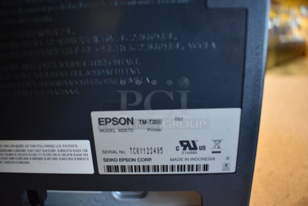 Epson Model M267D Receipt Printer. 6x8x6 - Image 4 of 4