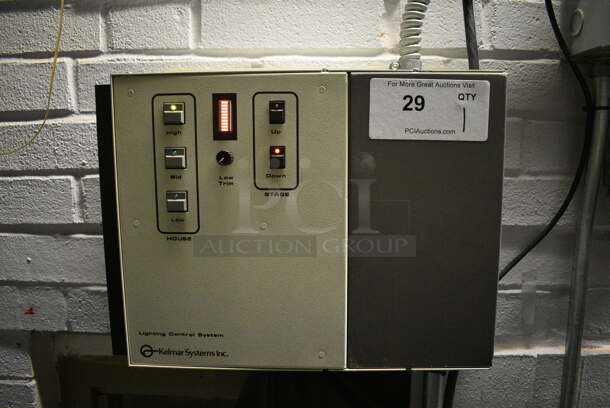 Kelmar Systems Model 2.4 kw LCS Encore Lighting Control System. 14x5.5x10.5. BUYER MUST REMOVE