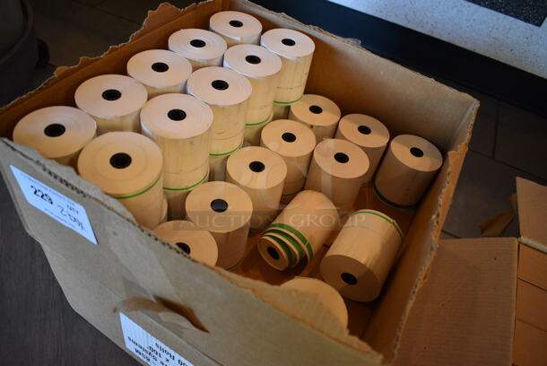 ALL ONE MONEY! Lot of 2 Boxes of Receipt Printer Paper!  - Image 3 of 4
