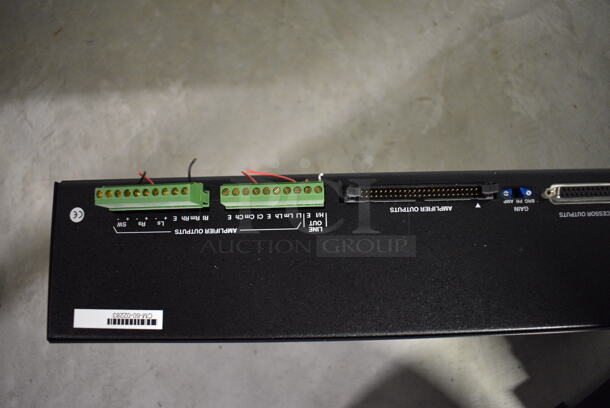 2 Rack Units; QSC BCA1644 Digital Cinema Amplifier and Model CM-60 Six Channel Monitor. 19x15x3.5, 19x8x3.5. 2 Times Your Bid! - Image 7 of 7