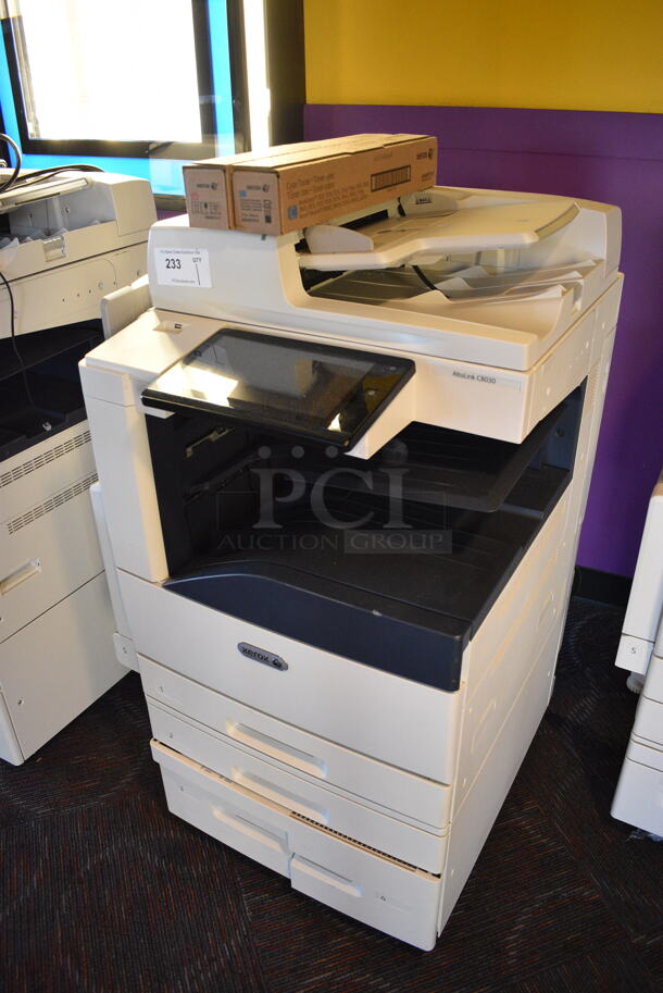 Xerox AltaLink C8030 Floor Style Copier, Printer, Scanner, Fax Machine. 25x26x45. Tested and Working! - Image 2 of 7