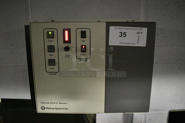 Kelmar Systems Model 2.4 kw LCS Encore Lighting Control System. 14x5.5x10.5. BUYER MUST REMOVE