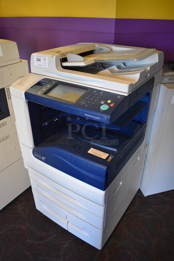 Xerox Workcentre 5330 Floor Style Copier, Printer, Scanner, Fax Machine. 24x24x44. Tested and Working! - Image 2 of 7