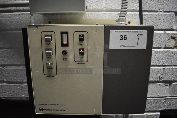 Kelmar Systems Model 2.4 kw LCS Encore Lighting Control System. 14x5.5x10.5. BUYER MUST REMOVE