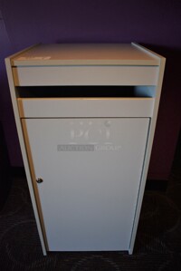White Cabinet. 19x19x40