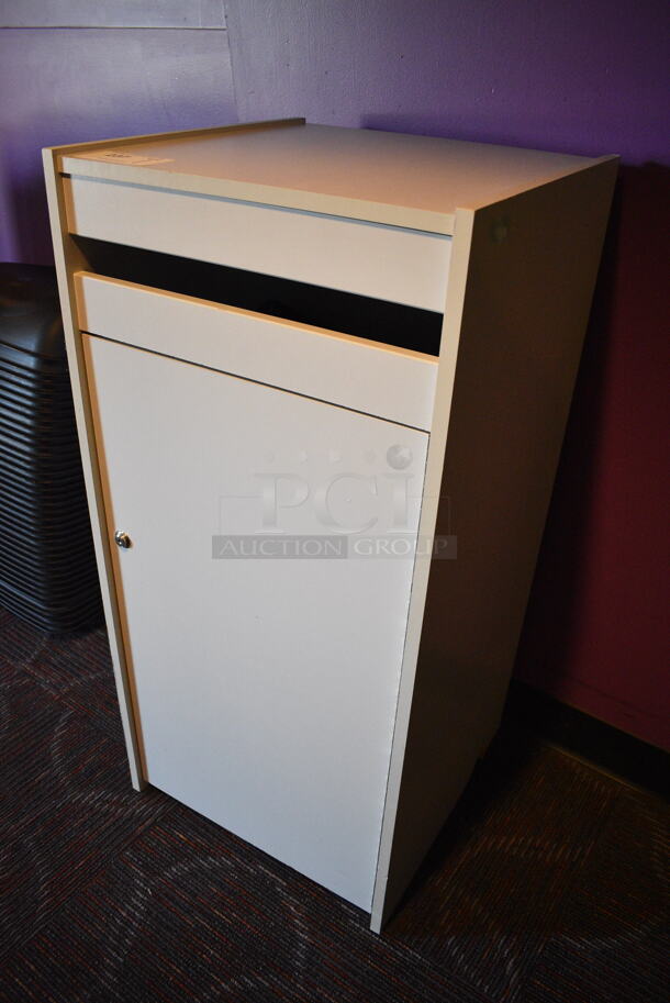White Cabinet. 19x19x40 - Image 2 of 4