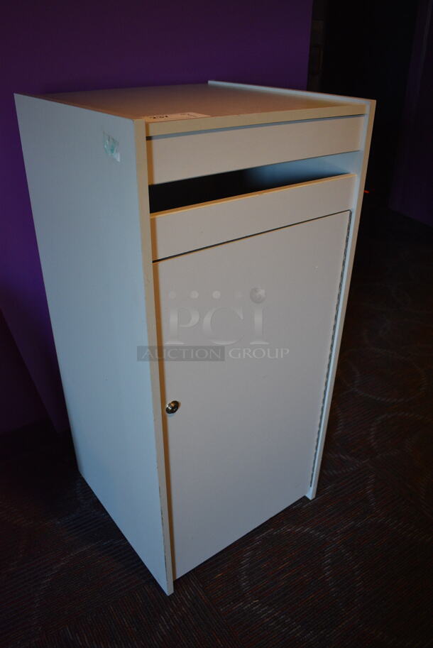 White Cabinet. 19x19x40 - Image 3 of 4