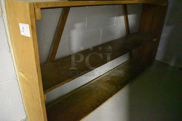 Wooden Bookshelf. 61.5x11x34 - Image 2 of 3