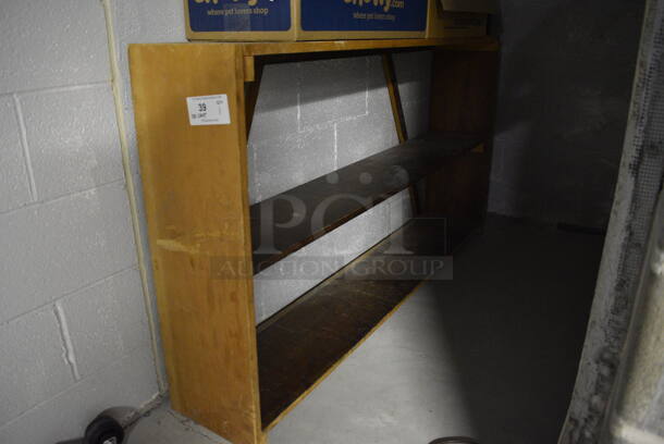 Wooden Bookshelf. 61.5x11x34 - Image 3 of 3