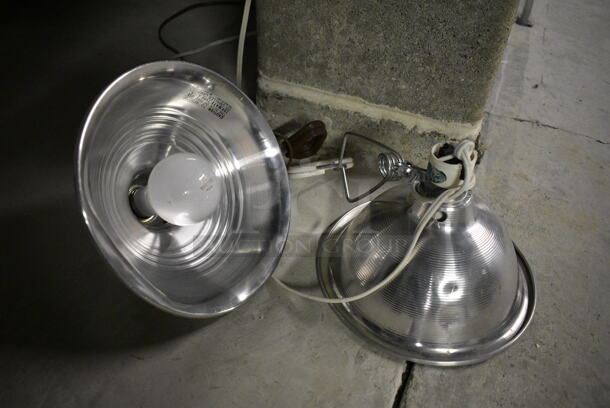 2 Metal Heat Lamps. 9x9x8. 2 Times Your Bid! - Image 2 of 3