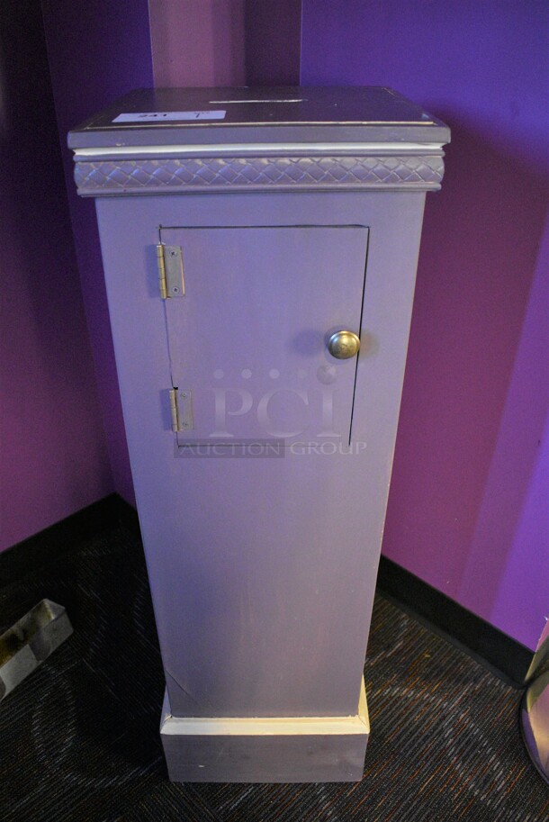 Pedestal w/ Door. 13x13x42 - Image 1 of 4