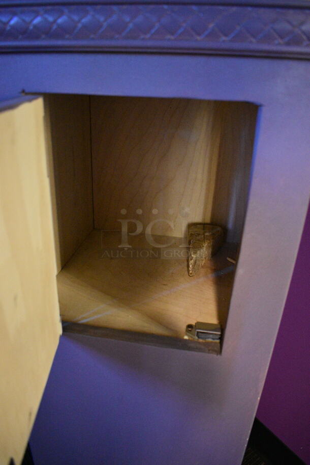 Pedestal w/ Door. 13x13x42 - Image 4 of 4