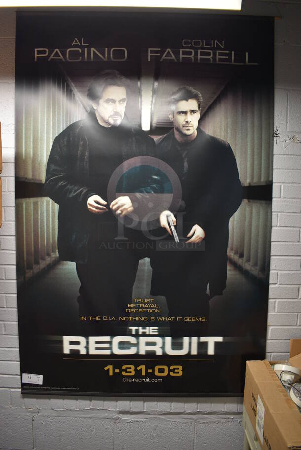 The Recruit Movie Poster Featuring Al Pacino and Colin Farrell. 47x71 - Image 2 of 5